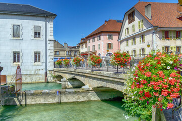 Wall Mural - Old town Annecy, France