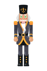 Wall Mural - nutcracker soldier with gray uniform