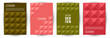 Business brochure front page mokup bundle A4 design. Bauhaus style cool album template bundle