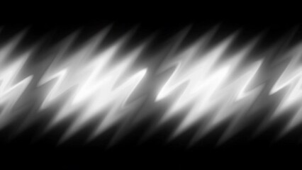 Aufkleber - Background with line of abstract wavy glow. Motion. Wavy liquid glow lines on black background. Shiny wavy lines move slowly in strip on black background