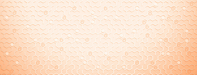 Wall Mural - Abstract background with maze pattern in beige colors