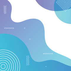 Wall Mural - abstract background. vector banner template for social media, website and business template presenta