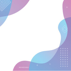 Wall Mural - abstract background. vector banner template for social media, website and business template presenta