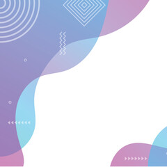 Wall Mural - abstract background. vector banner template for social media, website and business template presenta