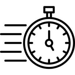 Sticker - Fast Time Icon