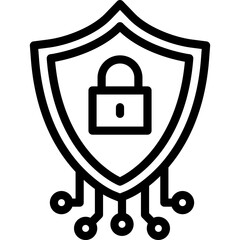 Sticker - Cyber Security Icon