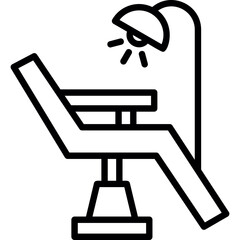 Sticker - Dentist Chair Icon