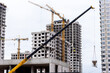 urban construction, high-rise buildings and cranes