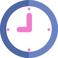 Poster - Banking clock, icon, vector on white background.