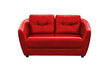 Poster - Red leather armchair.