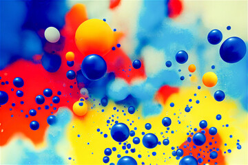 Wall Mural - Color party