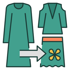 Sticker - diy clothes icon