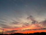 Fototapeta Niebo - sunset in the sky