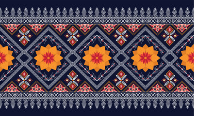 Geometric ethnic pattern for background,fabric,wrapping,clothing,wallpaper,Batik,carpet,embroidery style.