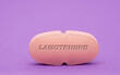 Lamotrigine Pharmaceutical medicine pills  tablet  Copy space. Medical concepts.