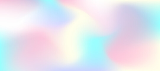 Aufkleber - Abstract iridescent sky pastel rainbow gradient background. Innovation modern background design for cover, landing page. Ecology concept for your graphic design