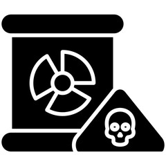 Sticker - Nuclear Danger Icon