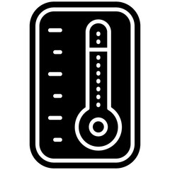 Canvas Print - Thermometer Icon