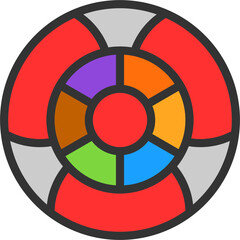 Sticker - Beach Ball Icon