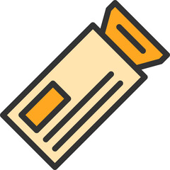 Sticker - Ticket Icon