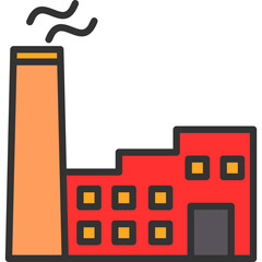 Sticker - Factory Icon