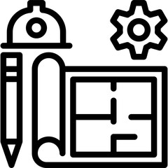 Sticker - Civil Engenineering Icon