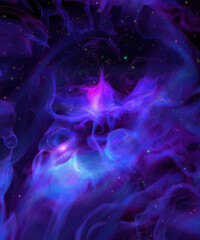 Wall Mural - abstract background with smoke