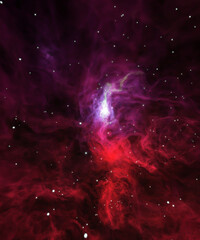 Wall Mural - background with stars