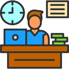 Poster - Office TIme Icon