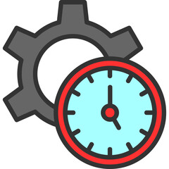 Sticker - Time Management Icon