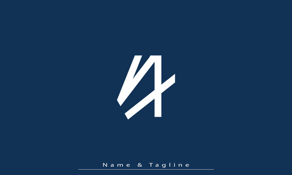 Alphabet letters Initials Monogram logo VX , XV