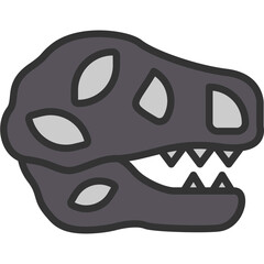 Canvas Print - Tyrannosaurus Icon