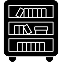 Poster - Book Shelf Icon