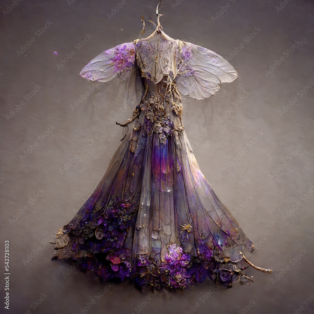 Fantasy fairy dress Stock Illustration | Adobe Stock