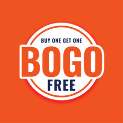 Wall Mural - bogo buy one get one free banner design