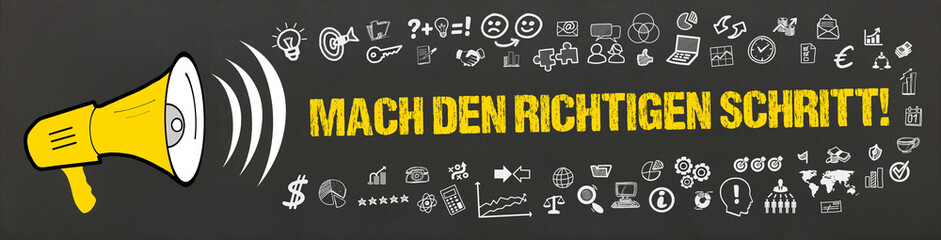 Leinwandbilder - Mach den richtigen Schritt!