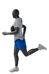 Running female mannequin