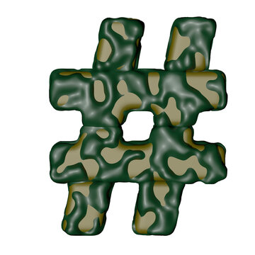 Symbol in camouflage