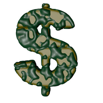 Symbol in camouflage