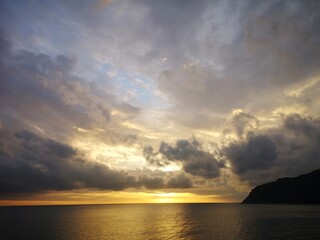 Poster - sunset over the sea