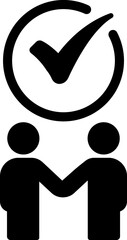 Poster - Check mark icon design