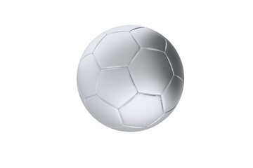 silver soccer ball