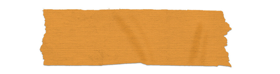 Canvas Print - Orange Canvas Fabric Washi Sticky Tape