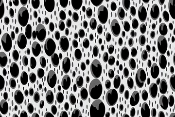 Poster - Seamless 2d illustrated pattern. Abstract geometric reticulate background. Monochrome stylish texture.