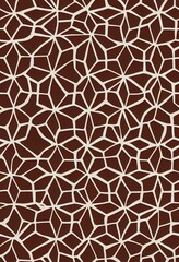 Poster - Abstract ethnic geometric pattern,print,border,tradition,ethnic oriental floral seamless pattern,illustration,Gemetric ethnic oriental ikat pattern traditional