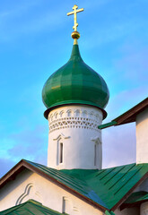 Wall Mural - Old Russian temples of Pskov