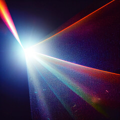 Poster - Light effect. Abstract light effect. Sunlight effect. lens flare. light leaks.	