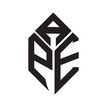 APE Letter Logo Design.APE Creative Initial APE Letter Logo Design . APE Creative Initials Letter Logo Concept. APE Letter Design.	
