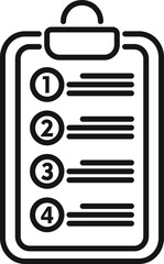 Poster - task support icon outline vector. office help. personal call