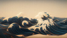 Greate Wave In Ocean